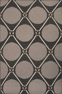 Jaipur En Casa by Luli Sanchez Flat-Weave Grid Dot Area Rug
