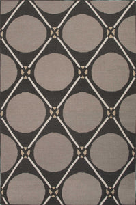 Jaipur En Casa by Luli Sanchez Flat-Weave Grid Dot Area Rug