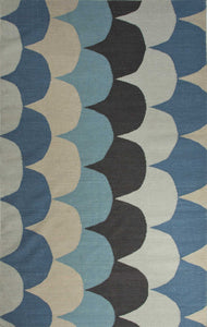 Jaipur En Casa by Luli Sanchez Flat-Weave Ripple Area Rug